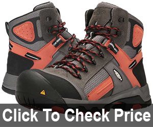 KEEN Utility Davenport Mid Waterproof Industrial and Construction Shoe