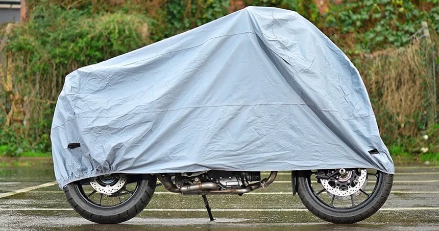 Vanhom Waterproof Motorcycle Cover Motorbike Cover Scooter Covers Protective Outdoor Oxford Universal Heavy Duty Cover for Outside Storage 